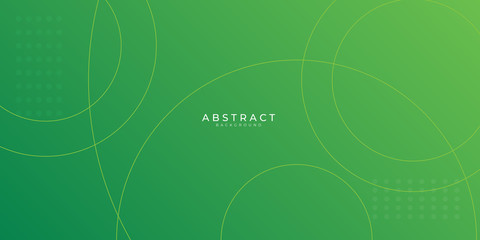 Modern green web header abstract background. Vector illustration design