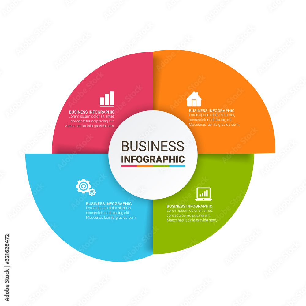 Poster infographics design vector and marketing icons can be used for workflow layout, diagram, annual repo