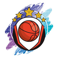 basketball sport equipment isolated icon