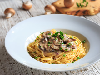 Spaghetti ai Funghi