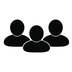 group icon on white background