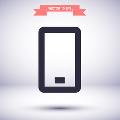 Phone vector icon , lorem ipsum Flat design