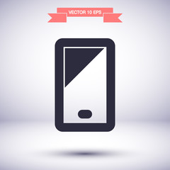 Phone vector icon , lorem ipsum Flat design