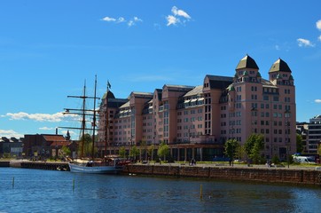 Fototapeta premium port in Oslo