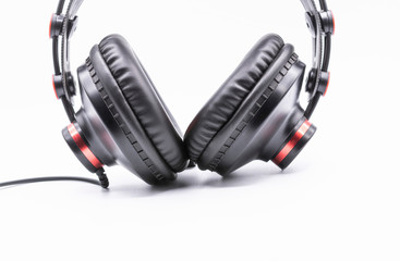 High-quality headphones on a white background.