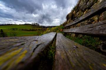 Sitzbank in der Natur