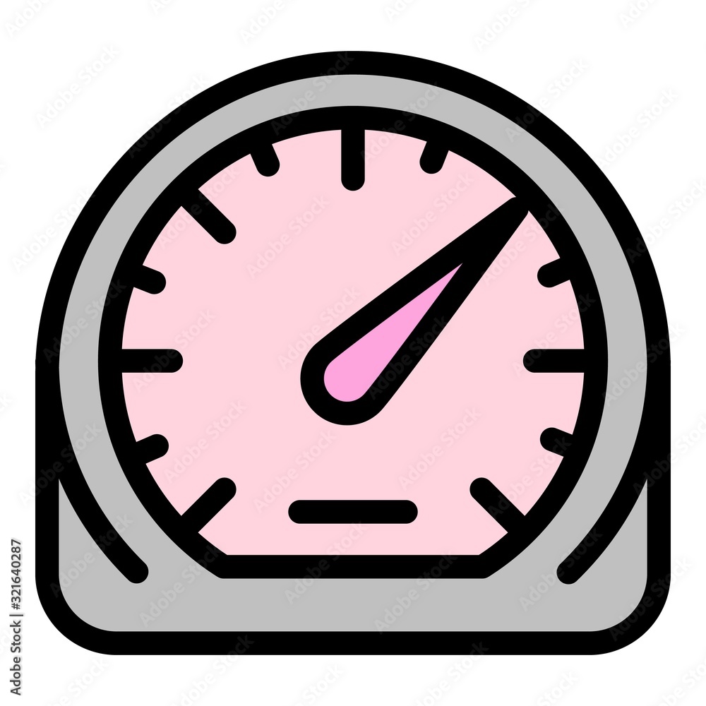 Poster control speedometer icon. outline control speedometer vector icon for web design isolated on white b
