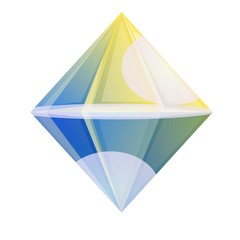Diamond icon. Cartoon of diamond vector icon for web design isolated on white background