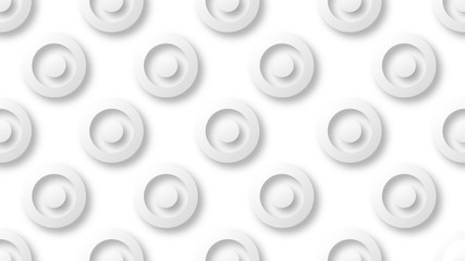 Seamless pattern circle design on white background. Vector illustration. Eps10 