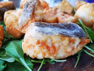 Baccalà al dorato di mais