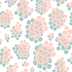 Abstract background. Seamless vector pattern with spots and ovals.