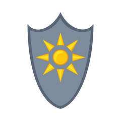 Cartoon metal sun shield