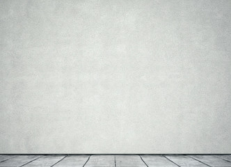 room with concrete wall