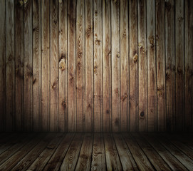 old wooden interior