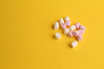 delicious pink and white marshmallows