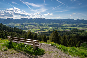 Fantastic hike to the sun heads in the Allgau