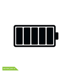 Battery icon vector illustration flat style