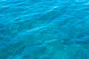 Texture of the water surface of the sea