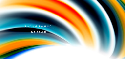 Silk smooth lines on white, liquid fluid color waves. Vector Illustrations For Wallpaper, Banner, Background, Card, Book, Illustration, landing page, cover, placard, poster, banner, flyer, design