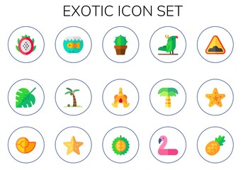 exotic icon set