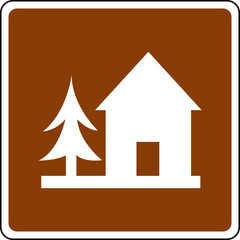 Road sign: youth hostel