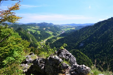 Fototapeta premium view of mountains