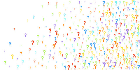 Question marks Quiz doubt survey faq public poll.