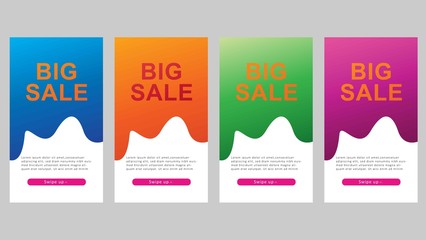 modern background design for big sale banners, sale banner template, background banners, modern vector design, creative concept, easy to edit and customize