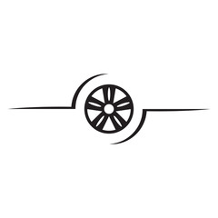 car wheel vector icon design