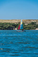 Marine lake from Port d'Albret to Vieux-Boucau-les-Bains