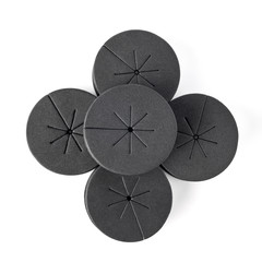 black foam cloning collars for hidroponics and aeroponics