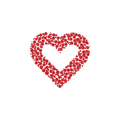 Red Heart Vector Illustration