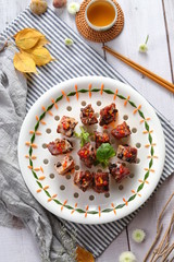 Chinese breakfast and appetizers in Asia