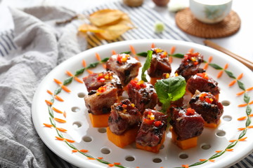 Chinese breakfast and appetizers in Asia