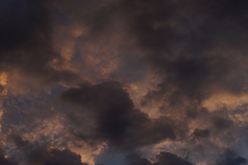 sunset sky clouds