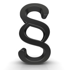 paragraph sign paragraph symbol black icon 3d