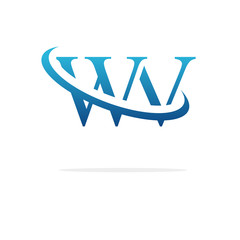 Creative WV logo icon design