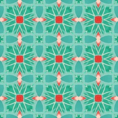 Seamless playful fun decorate geometric pattern