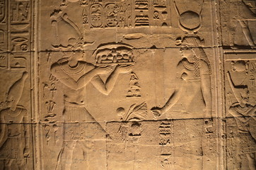 The Temples of Philae. Philae is an Egyptian island located in Lake Nasser. It was moved to Agilkia Island when construction of the Aswan High Dam threatened to submerge it permanently.