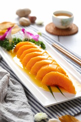 Chinese breakfast and appetizers in Asia