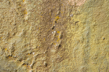 Military metal background. Old military relief texture of the tank green color