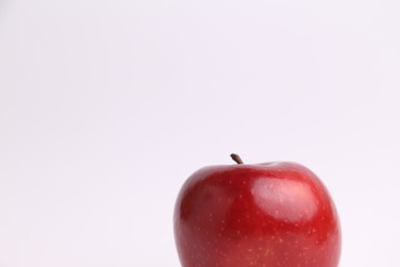 Obraz na płótnie Canvas delicious and bright red apple