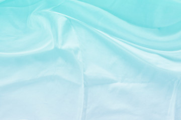 Fototapeta premium blue abstract background of soft cotton fabric Crease of cotton, suitable for your design
