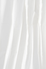 Obraz premium White abstract background of soft cotton fabric Crease of cotton, suitable for your design