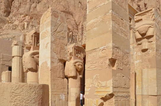 The Mortuary Temple of Hatshepesut, also known as the Djeser-Djeseru, is a mortuary temple of Ancient Egypt located in Upper Egypt. 