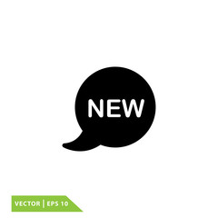 New icon sign vector logo template
