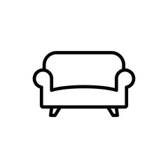 Sofa icon vector logo template