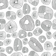 Seamless pattern of abstract elements for interior decoration, printing posters, greeting cards, Wallpaper, wrapping paper, clothing, scrapbooking, fabric. Scandinavian style.