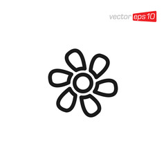 Cooling Fan Icon design Vector