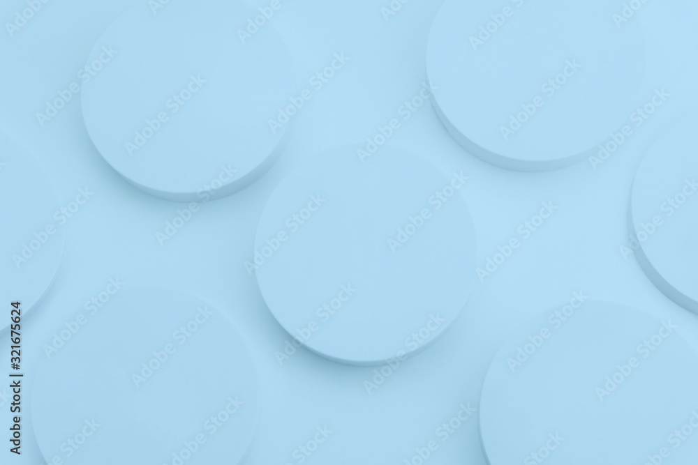 Poster round column shape background